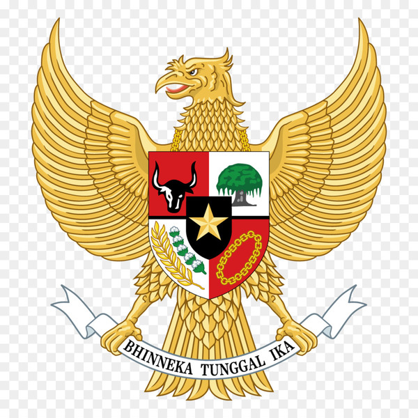 indonesia,national emblem of indonesia,garuda,pancasila,national emblem,coat of arms,flag of indonesia,national symbols of indonesia,symbol,sticker,garuda indonesia,pancasila youth,emblem,crest,bird,wing,logo,png