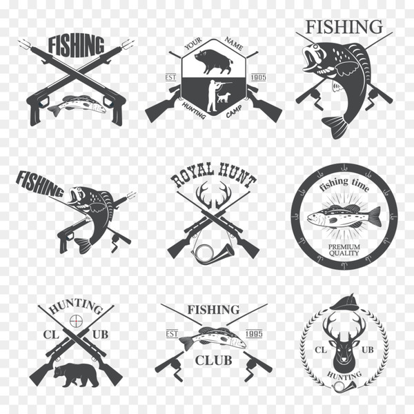 Free: Hunting Fishing Clip art - Hunting and fishing 