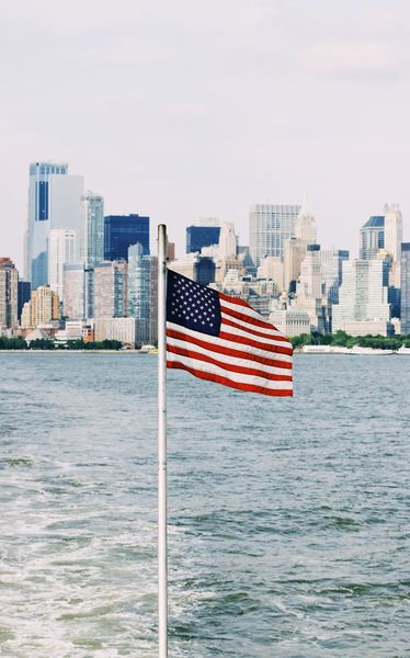 picture,flower,vintage,world,architecture,building,necklace,patriot,america,flag,usa,stars and stripes,wind,nyc,ny,new york,river,boat,riverside,flying flag,america,free images
