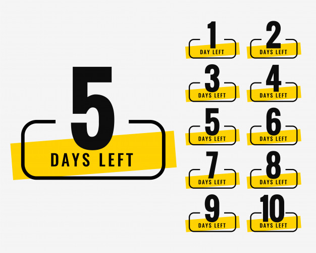 one,go,nine,eight,days,left,limited,hurry,seven,six,two,four,count,five,promotional,down,three,special,day,counter,timer,countdown,date,announcement,symbol,offer,sign,time,web,number,marketing,shopping,sticker,badge,sale,business,banner