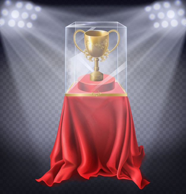 cover,box,red,luxury,3d,golden,glass,cup,trophy,illustration,show,stand,display,cloth,bowl,podium,transparent,exhibition,museum,closed