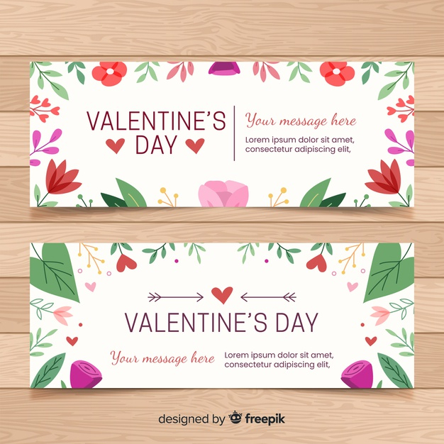 banner,floral,heart,flowers,love,hand,template,banners,hand drawn,ornaments,leaves,celebration,valentines day,valentine,floral ornaments,plants,celebrate,valentines,romantic,blossom