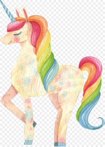 unicorn,drawing,watercolor painting,art,fictional character,mythical creature,png