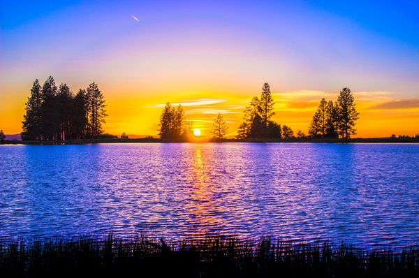dusk,evening,lake,lakeside,sunrise,sunset,water,waterscape,Free Stock Photo