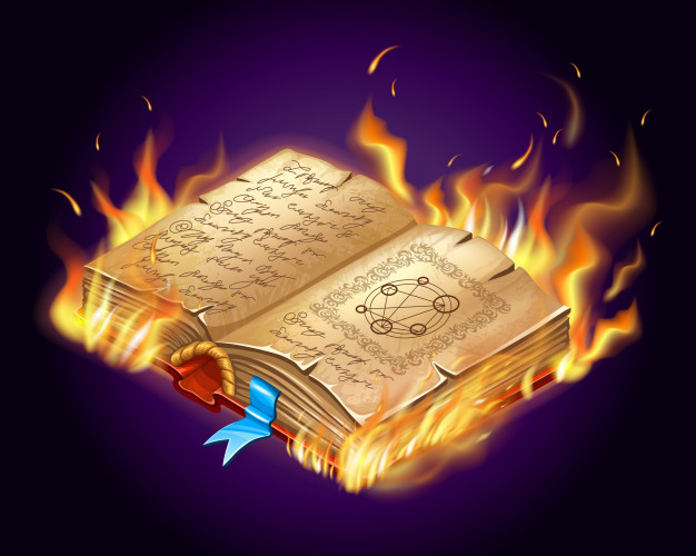 witchcraft,burn,wizard,antique,fantasy,gaming,illustration,magic,fire,book