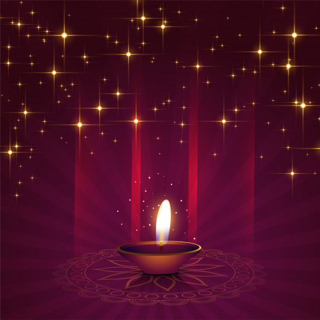 Diwali Invitation Card Background 