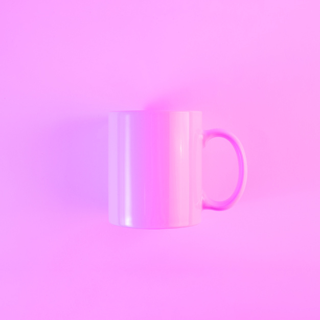 elevated,nobody,indoors,caf,overhead,closeup,against,still,simplicity,inside,teacup,high,handle,painted,colored,pottery,cappuccino,espresso,household,ceramic,blank,object,beverage,top,container,simple,classic,mug,life,decorative,breakfast,cup,drink,shape,tea,paint,pink,kitchen,coffee,background