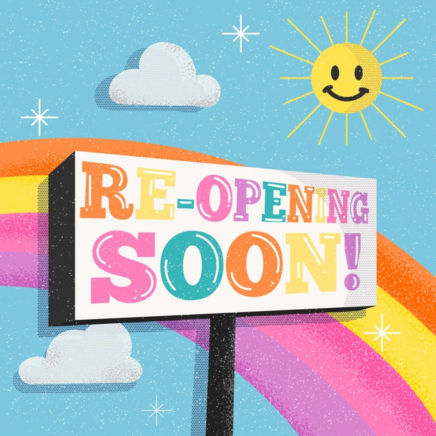 reopening,reopen,open again,reopening soon,again,advert,soon,opening,open,celebrate,sales,store,sign,shopping,template,business,banner