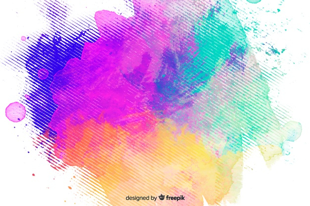 Free: Abstract colorful watercolor stain background Free Vector - nohat.cc