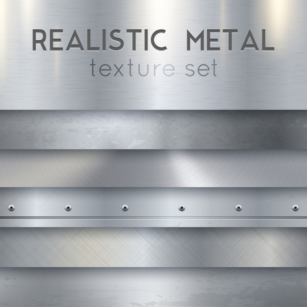 Metal background with rivets Royalty Free Vector Image