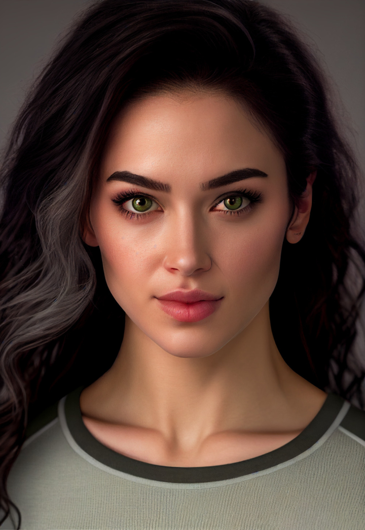 woman,beautiful,ai generated,midjourney,face,dark hair,crown,portrait,young,girl,fantasy,cinematic,hyper realistic