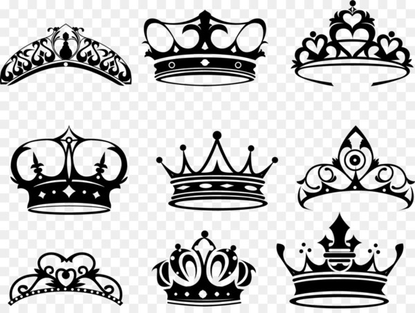 Natallia Filonchyk - Vintage Prince Crown With Heart, Wings And Swords In  Modern Monochrome Retro Style Illustration Art