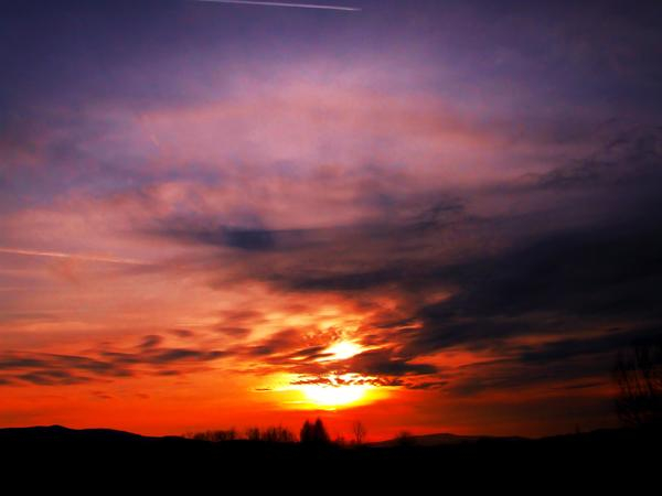 clouds,orange,sun,lavender,purple,scenery,scenic,sunset,cloud,sky,sunrise