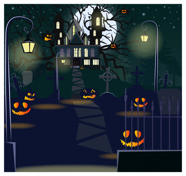 tree,party,halloween,house,star,road,autumn,wallpaper,landscape,celebration,moon,website,colorful,holiday,night,pumpkin,fence,dark,horror,halloween party