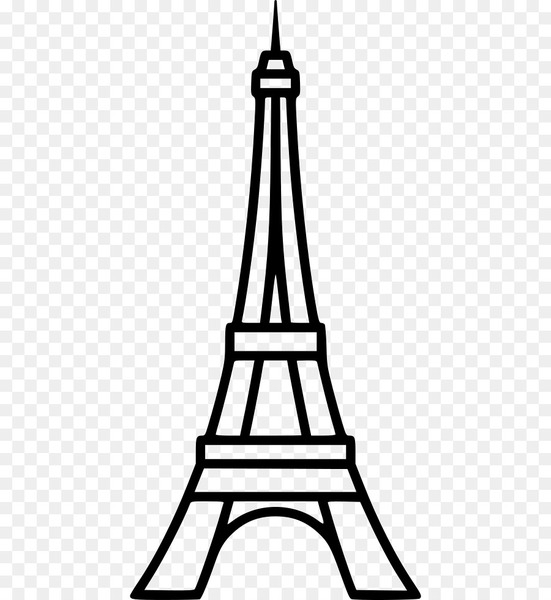 eiffel tower vector drawing