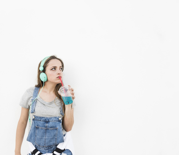 background,music,people,woman,girl,beauty,space,white background,person,backdrop,white,glass,drink,juice,cocktail,clothing,music background,teenager,studio,female,young,transparent,headphone,background white,portrait,beauty woman,teen,listen,straw,beverage,drinking,enjoy,hobby,holding,adult,listening,pretty,copy,standing,looking,hold,front,teenage,casual,against,away,refreshment,lifestyles,waistup