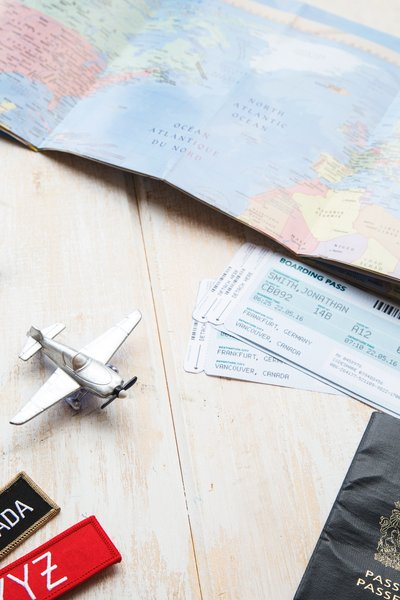  map,flight,travel,flatlay, tickets