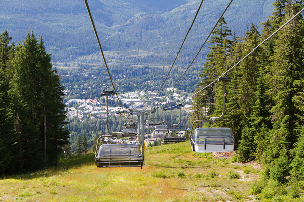 nature,gondola,tourism,transportation,travel,landscape,skyway,vacation,mountain,green,color,tree,forest,high,transport,beautiful,up,summer,sky,fun,outdoor,view,environment,landmark,ecology,town,countryside,trees,north,america,canada,resort,lift,ski