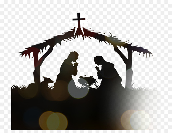 free nativity clipart silhouette mountain
