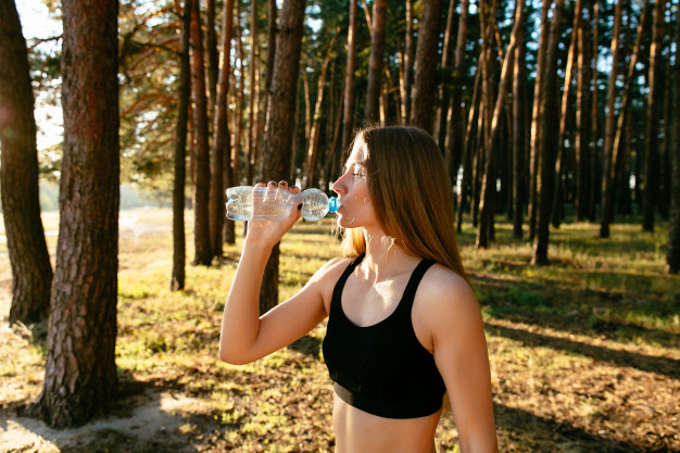 water,wood,summer,nature,sport,fitness,person,bottle,park,profile,healthy,clean,exercise,training,female,young,water bottle,workout,wellness,healthy lifestyle