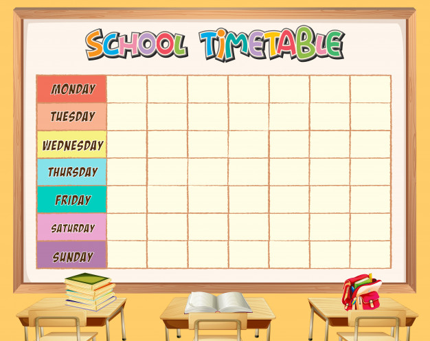 schooling,primary,elementary,enjoyment,joyful,schoolbag,recreation,week,blank,enjoy,joy,childrens,timetable,day,signage,planning,young,learn,planner,grid,schedule,reading,classroom,learning,desk,board,bag,time,furniture,kid,happy,table,cartoon,education,template,book,people,school,frame
