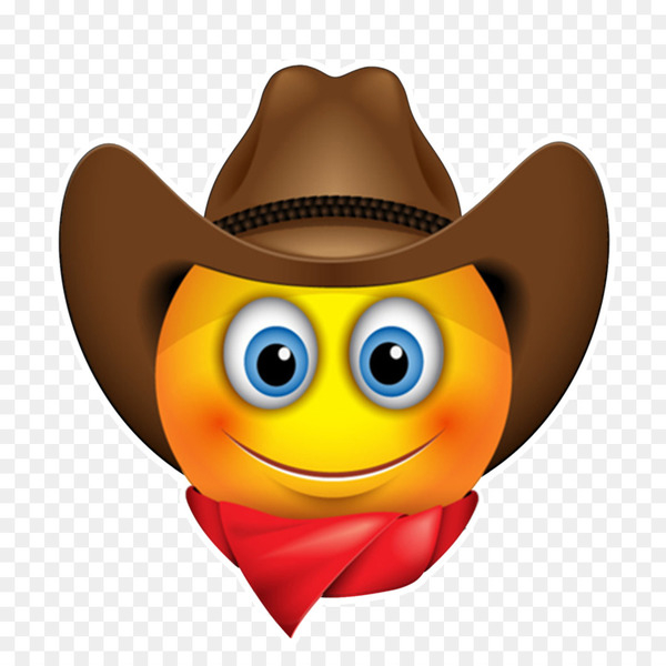 emoji,smiley,emoticon,cowboy,cowboy hat,internet forum,computer icons,desktop wallpaper,smile,face,eyewear,hat,png