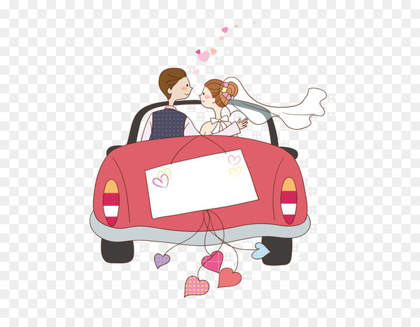 car,wedding,cartoon,marriage,drawing,encapsulated postscript,photography,bride,bridegroom,canvas print,pink,product,art,pattern,illustration,clip art,fictional character,product design,design,graphics,font,red,png