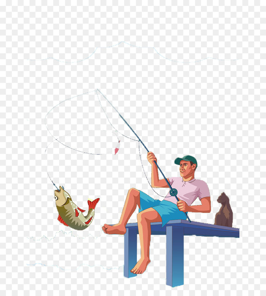 Free: Fishing rod Fish hook Angling Fisherman - Cartoon fish hook