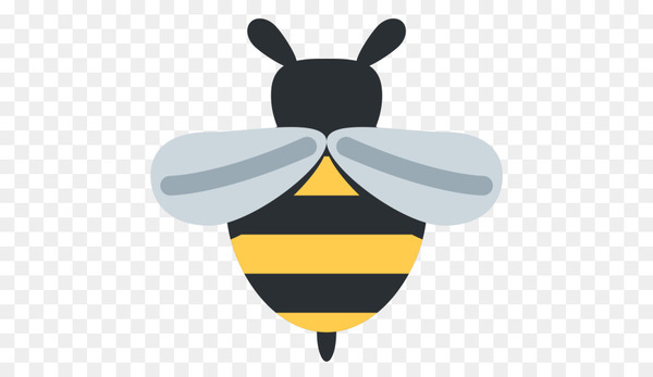 bee,emoji,honey bee,keeping bees,bumblebee,africanized bee,neonicotinoid,queen bee,pollinator,beeswax,emojipedia,varroa destructor,bee brood,varroa,jeremy burge,yellow,insect,line,invertebrate,membrane winged insect,png