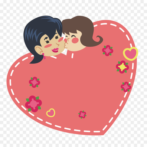 love,kiss,mother,download,animation,woman,pink,heart,art,valentine s day,fictional character,smile,cartoon,red,png