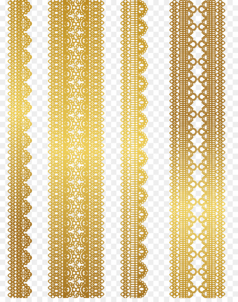 gold,lace,textile,encapsulated postscript,cdr,information,line,material,yellow,png