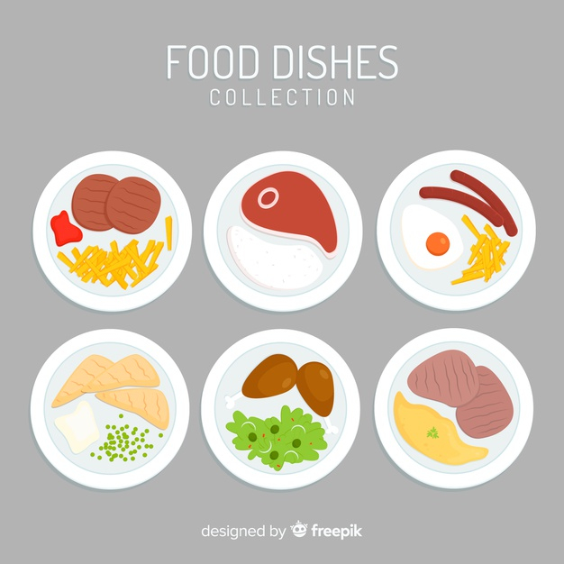 foodstuff,tasty,peas,set,delicious,collection,sauce,fries,french,pack,chips,french fries,sausage,dish,steak,eating,nutrition,diet,hamburger,healthy food,eat,flat design,healthy,egg,meat,cooking,flat,fruits,vegetables,chicken,kitchen,design,food