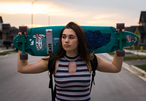 action,active,blur,close-up,fashion,focus,fun,girl,landscape,leisure,longboard,outdoors,person,portrait,pose,recreation,skateboard,skater,sport,stare,street,style,wear,woman,Free Stock Photo