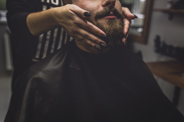 unrecognizable,masculinity,indoors,hairdo,hairstylist,making,beautician,grooming,shave,stylist,handsome,treatment,crop,stylish,horizontal,master,adult,comb,guy,haircut,male,barbershop,woman hair,lifestyle,client,hairstyle,professional,female,care,customer service,barber shop,mustache,hair salon,customer,hairdresser,salon,clean,service,beard,chair,modern,beauty salon,barber,shop,work,hipster,beauty,hair,man,woman