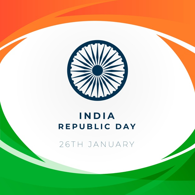 India Republic Day Vector Hd PNG Images, Awesome India Flag Drawing In  Republic Day On 26th January For Free, Loveindia, Flag, Bharat PNG Image  For Free Download