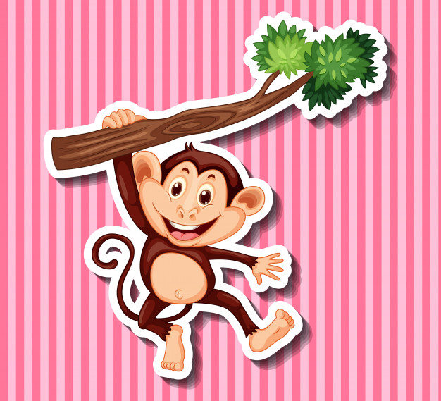 background,label,tree,nature,character,sticker,animal,wallpaper,cute,art,happy,animals,tropical,wood background,monkey,nature background,funny,shadow,cute background,branch