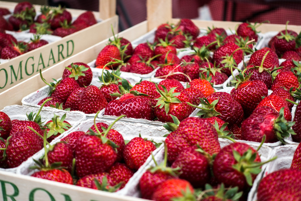 close up,farmers market,fresh,fruit,red,strawberries,summer