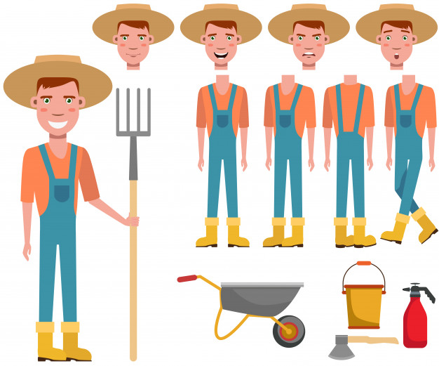 icon,summer,man,nature,character,happy,garden,graphic,sign,person,flat,hat,farmer,symbol,element,young,fresh,animation
