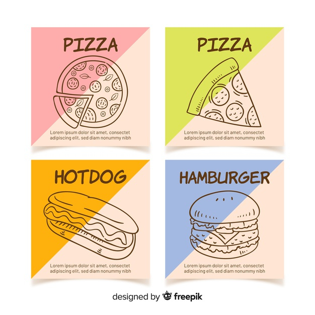 foodstuff,slice,tasty,burguer,set,delicious,collection,pack,drawn,hot dog,fast,eating,hot,nutrition,diet,healthy food,eat,healthy,fast food,cooking,fruits,vegetables,hand drawn,kitchen,pizza,dog,template,hand,card,food