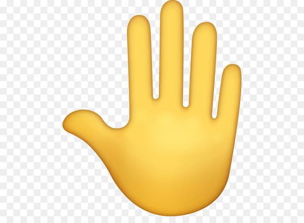 emoji,iphone x,hand,thumb,emojipedia,text messaging,wave,whatsapp,arm,sms,apple,iphone,yellow,finger,material,safety glove,hand model,png