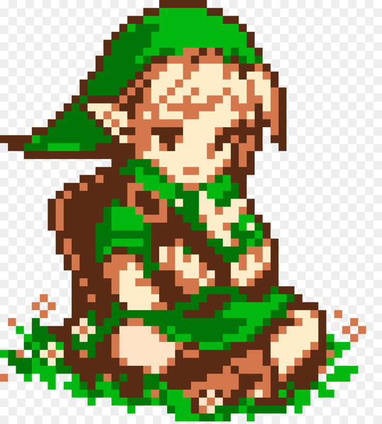 Link - Zelda Breath of the Wild - Pixel Art