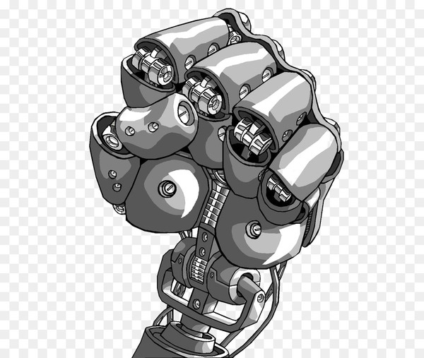 cyborg arm drawing