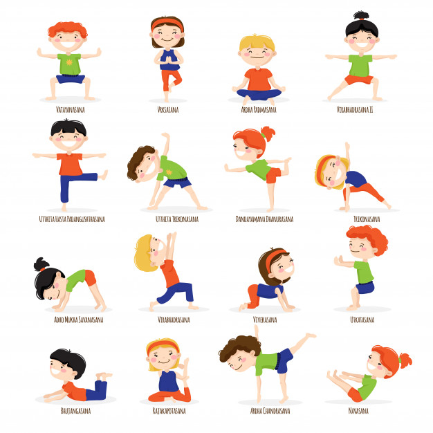 Скачать иллюстрацию девушка в позе лотоса | Yoga illustration, Yoga cartoon,  Yoga art