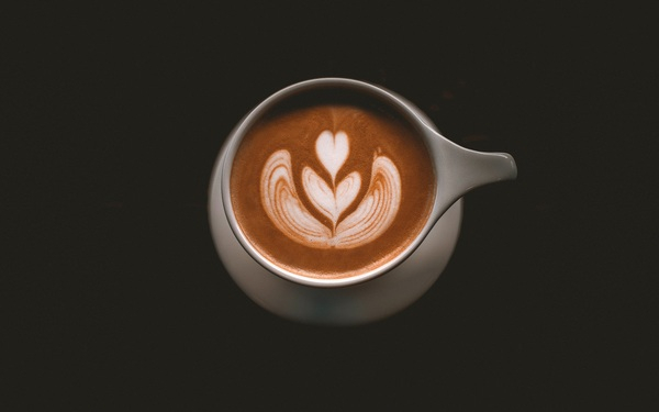 coffee,jug,mug,minimal,pattern,leaf,leaves,food,drink,espresso,cappuccino,black,wallpaper,hd,hd wallpaper