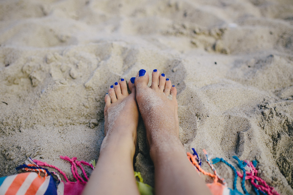 beach,female,foot,girl,sand,summer,woman,blanket,holidays,vacations,feet