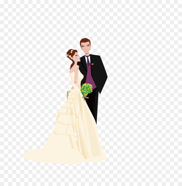 marriage,wedding,couple,character,happiness,romance,animated cartoon,oue property services pte ltd,shoulder,gown,wedding dress,formal wear,bride,suit,dress,bridal clothing,png