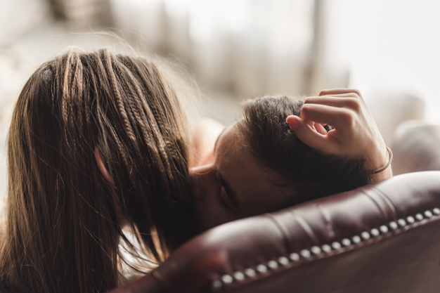 people,love,hand,man,hair,home,human,couple,lady,kiss,romantic,female,together,young,sitting,up,love couple,woman hair,male,relationship