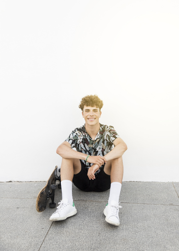background,people,man,sport,smile,happy,white background,wall,board,person,white,boy,street,clothing,teenager,sports background,young,skateboard,skate,happy people,background white,happiness,sitting,portrait,day,teen,sneakers,male,joy,guy,enjoy,sit,hobby,adult,shorts,smiling,looking,outdoors,leisure,front,recreation,skater,handsome,teenage,casual,cheerful,joyful,relaxed,against,skateboarder,closeup,lifestyles,with