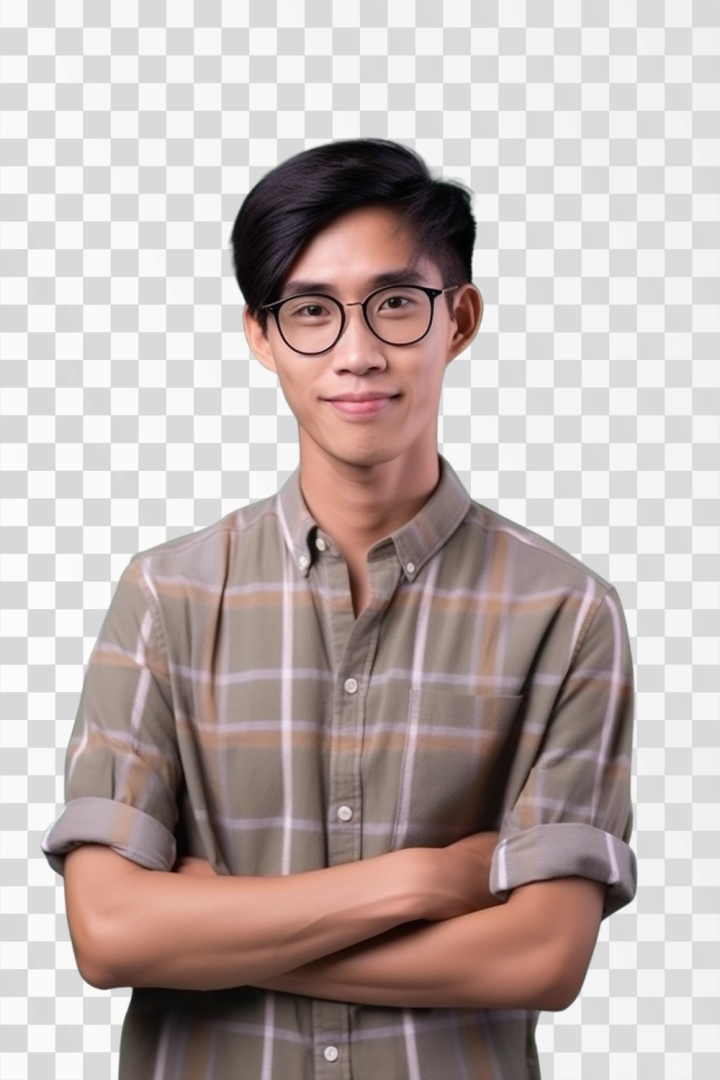 ai generated face,people,midjourney people,man,smiling,asian man,portrait,ai generated,smooth background,educated,png