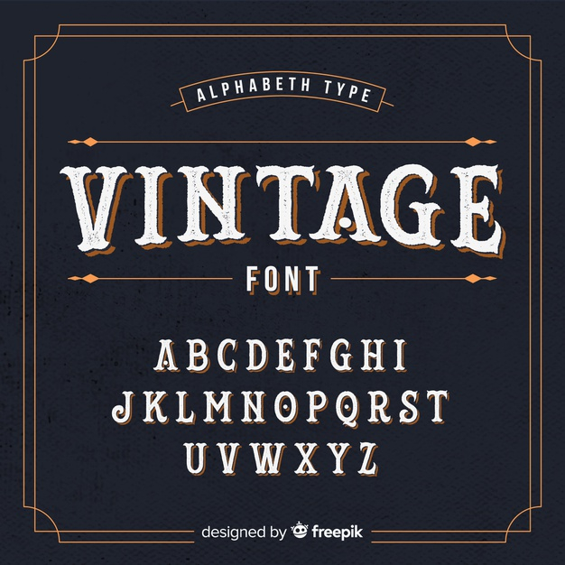 Free: Vintage alphabet - nohat.cc